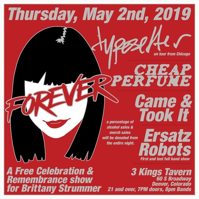 Brittany Strummer memorial show at 3 Kings Tavern – May 2, 2019