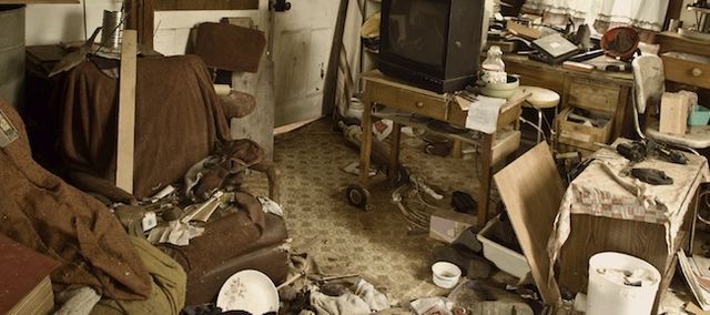 A room full of old junk